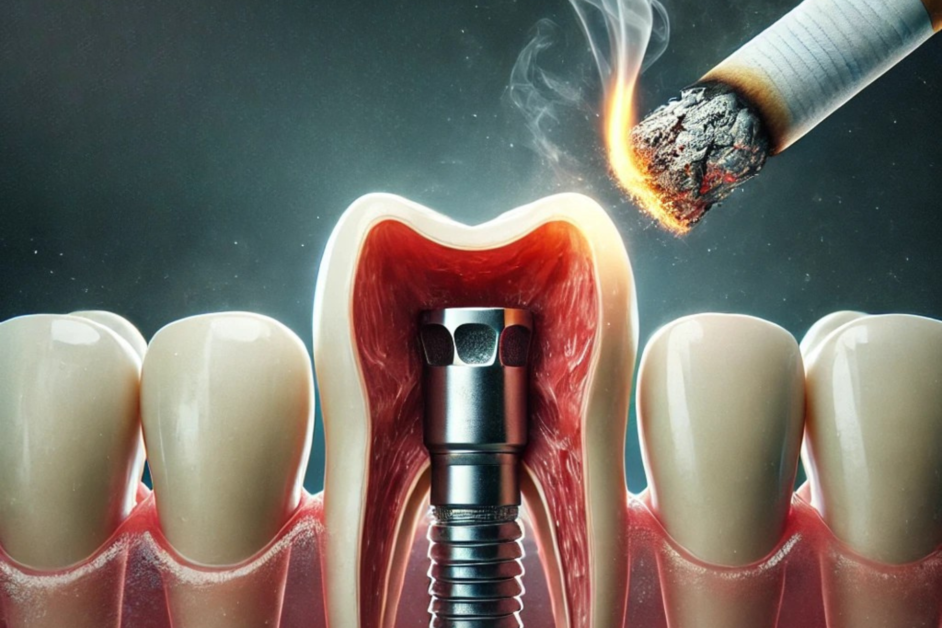 Efectele fumatului asupra implanturilor dentare